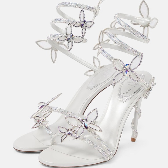 RENE CAOVILLA BUTTERFLIES SANDALS - Picture 3 of 9